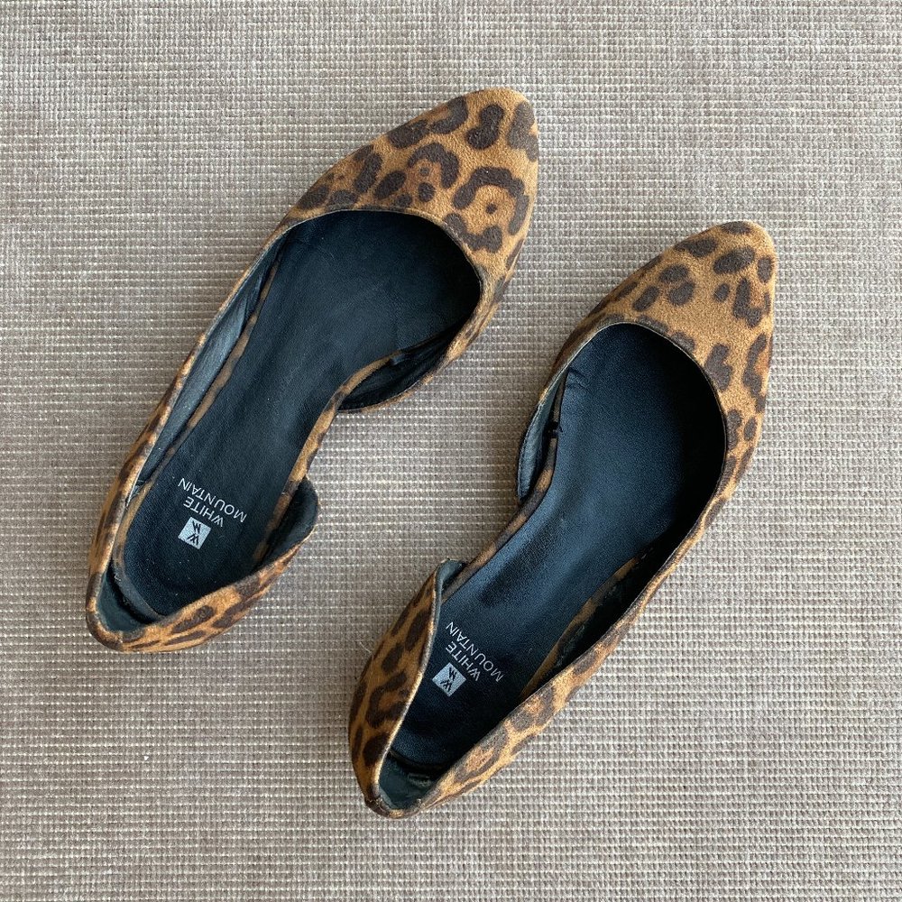 Womens Leopard / Cheetah Print Ballet Flat